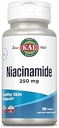 KAL Niacinamid 250 mg Tabletler, Skin Health için B3 Tamam, Enerji Metabolism, Nerve, Circulation ve Digestion Support, Geliştirilmiş Abxia ActivTabs, Vegan, 100 Hizmet, 100 Tablet