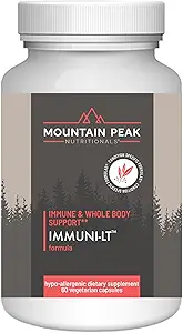 Mountain Peak Nutritionals Immuni-LT - Immune System & Whole Body Support Supplement - Power Packed Immune Booster, Dynamic Immune Defense with Essential Vitamins & Minerals (60 Vegetarian Capsules)