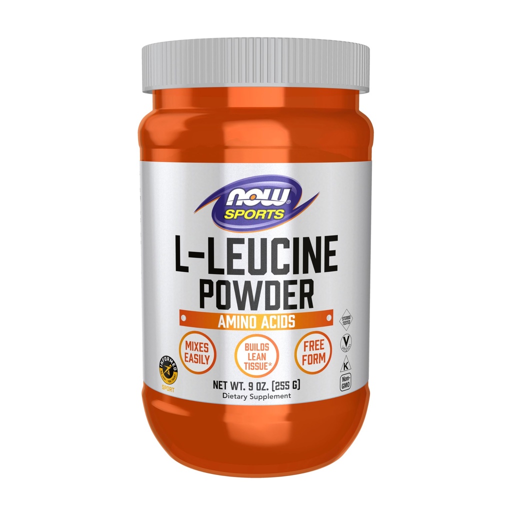 Şimdi Gıdalar Spor Beslenme, L-Leucine Toz, Lean Tound*, Amino Asits, 9-Ounce