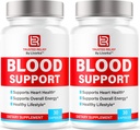 (2 Pack) Yardım Kan Destek Kapsüllerine Güvendi - Resmi TrustedRelief Blood Support Vitamin Pills, Natural Trusted Relief Advanced Premium Formula Wellness & Overal Health, 2 Ay Için 60 Capsules