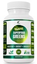Organik Vegan Super Greens Capsules With Ashwagandha - Immune Support with All Natural Whole Food Nutrients Chlorella, Moringa, Spirulina, Turmeric, Kale. Digestion, Boost Energy - Detox Pills
