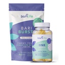 Bari Life Just One, Once Daily Bariatric Multivitamin with Iron (30 Tablet) and BariBurstuba Citrate Soft Chews for Gastrik Bypass, Gastrik Kol ve Duodenal Switch (Sour Grape)