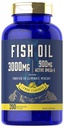 Carlyle Fish Oil 3000 mg | 900 mg Omega 3 | 200 Softgels | Lemon Flavor | Non-GMO ve Gluten Free Supplement
