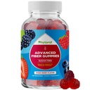 Fiber Gummies for Adults - Chicory Root Supplement with Prebiotic Support for Gut & Digestive Health - Soluble Digestion Caps for Stomach Regulation & Immune Aid - Sugar Free & Vegan - 120 Count