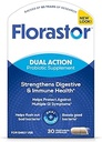 Florastor Probiotics for Digestive and Immune Health, 30 Capsules, Probiotics for Women & Men, Helps Flush Out Bad Bacteria, Boosts The Good with Our Unique Strain Saccharomyces Boulardii