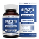 Quercetin Complete® Quercetin Phytosome with 50X Higher Absorption, Clinically Proven & Patented Quercefit – Most Effective Form of Quercetin – Enhanced with Bromelain, Zinc & Vitamin C (60 Capsules)