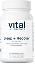 Vital Nutrients Sleep + Recover - Vegan Supplement - Uyku Desteği - Melatonin, Ashwagandha & L-Theanine - Gluten, Dairy & Soy Free - 30 Capsules