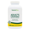 NaturesPlus Yetişkin's Chewable Multivitamin - 180 Vejetaryen Tabletler - Pineapple Flavor - Doğal Tüm Gıdalar Genel Sağlık için Tamam, Enerji - Gluten-Free - 180 Hizmet