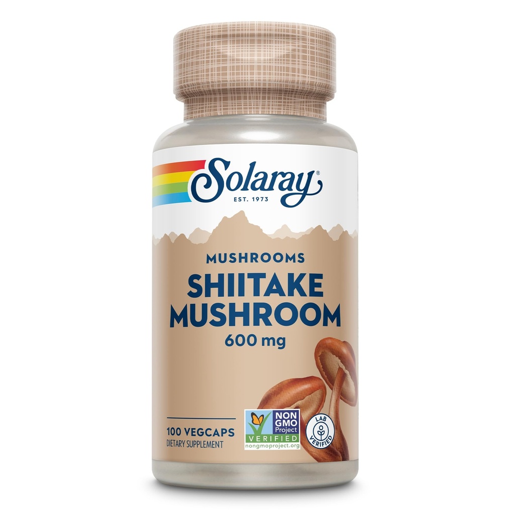 SOLARAY Shiitake Mushroom 600 mg 