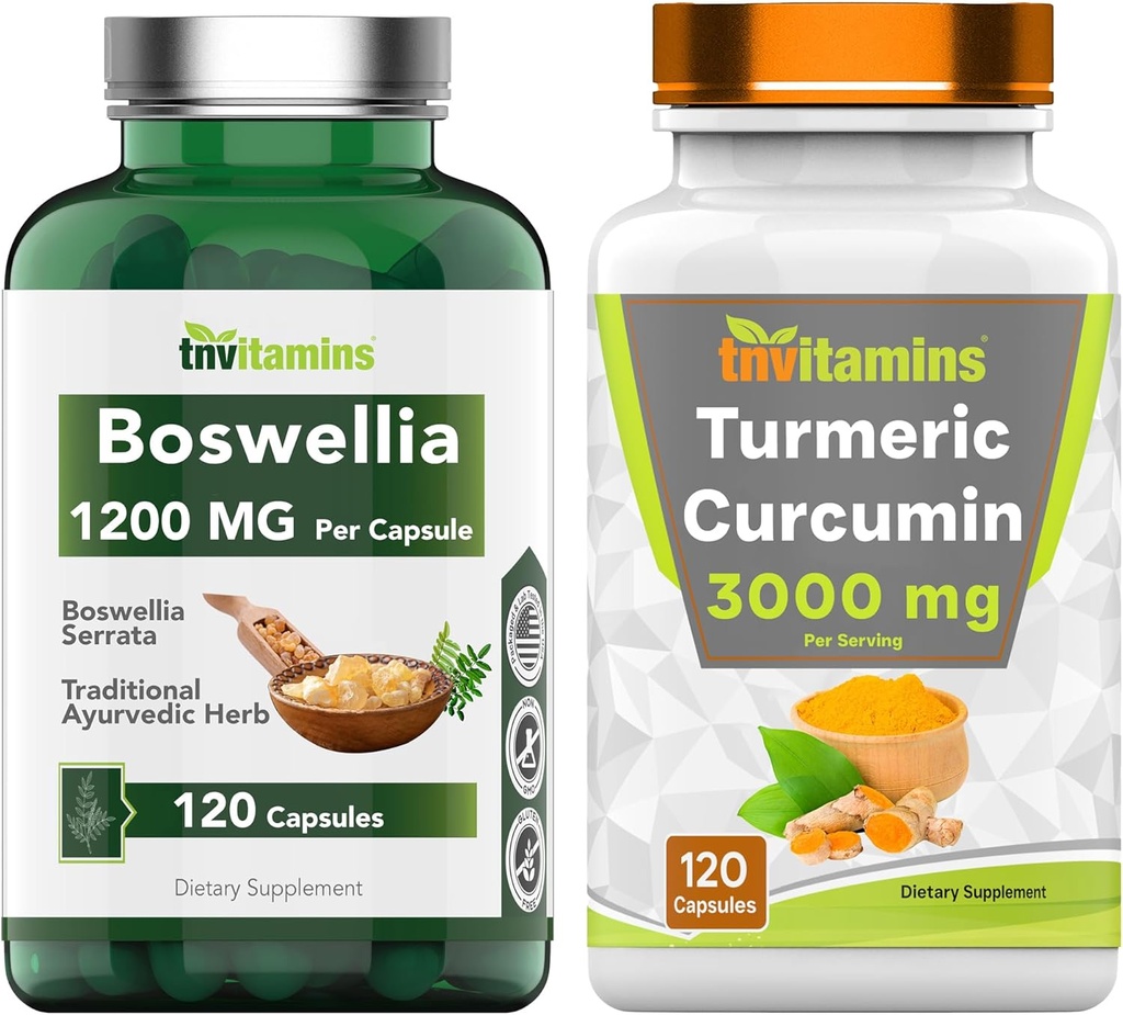 Boswellia Serrata & Κουρκουμίνη με Μαύρο Πιπέρι