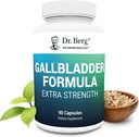 Dr. Berg Gallbladder Formula Ekstra Güç - Ox Bile Toz ve Conjugate Bile Asit - Digestive Enzymes Proprietary Mix - Full 45-Day Supply - 90 Cooking Capsules