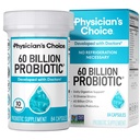 Doktor CHOICE Probiyotiks 60 Milyar CFU - 10 Strains + Organik Prebiyotikler - Immune, Digestive & Gut Health - Supports Occasional Constipation, Diarrhea, Gas & Bloating - for Women & Men - 84ct