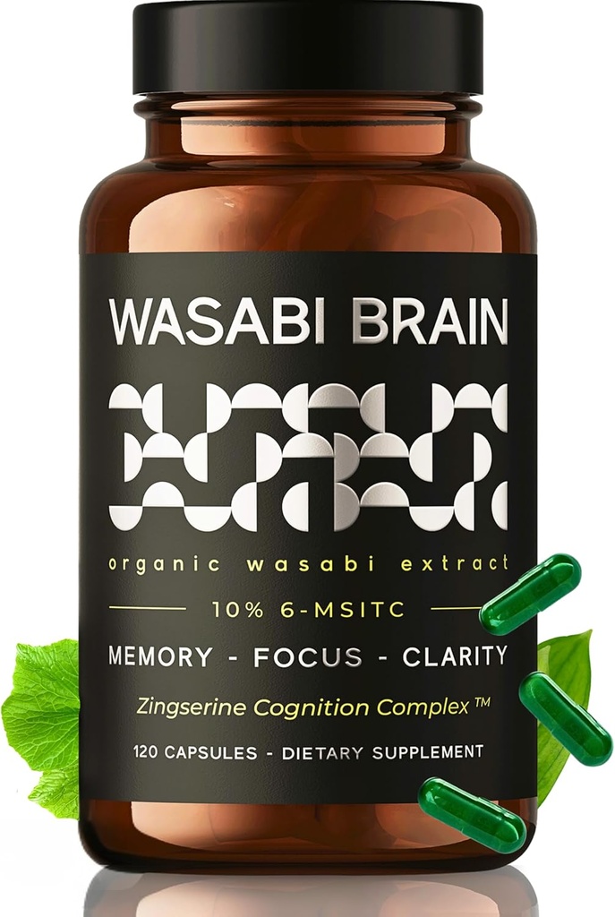 Organik Kayıt + Zingserine Cognition (2 Ay Supply) En Hedefli Bellek Tamamı - Vinpocetine, Apoaequorin, Nuriva, Prevegen & Ginkgo