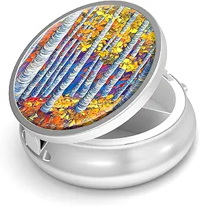 Pill Box 3 Karşılaştırma, Küçük Pill Case for Purse or Pocket,Cute Medicine Organizer,Portable Pill konteynerleri Vitaminler, İlaçlar, Fish Oil ve Supplements,Unique Design Armağanları