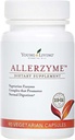 Genç Living Allerzyme - 90 ct Diyetary Supplement Capsules - Vejetaryen Enzyme Kompleksi ile Tarragon ve Ginger Premium Essential Oils for Digestive Support Support Support