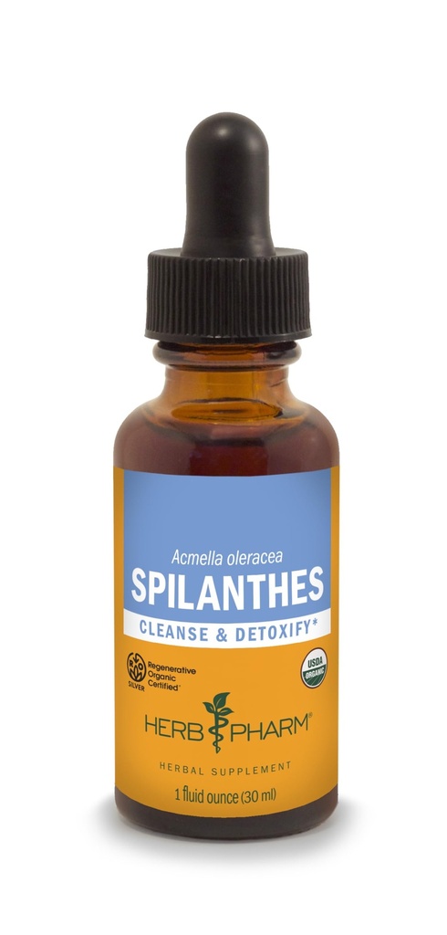 Βότανο Pharm Certified Organic Spilanthes Liquid Extract για τον καθαρισμό και την αποτοξίνωση - 1 ουγγιά