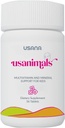 USANA Usanimals Multivitamin for Kids - Daily Chewable Tabletler A, C, D, E, B6, B12, çinko, Iron - Supports Immune, Bone & Brain Health - Essential Nutrients for Ages 2-12 - 56 Tablet