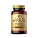 Solgar Folate 666 mcg DFE (Folic Acid 400 mcg) - 250 Δισκία - Προγεννητική Υποστήριξη - Μη ΓΤΟ, Vegan, Χωρίς γλουτένη, Χωρίς γαλακτοκομικά, Kosher - 250 Μερίδες