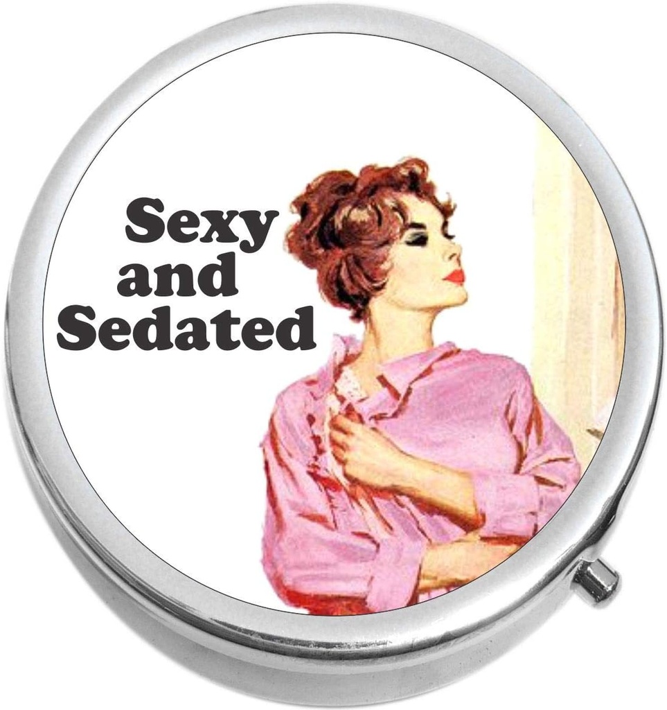 Sexy and Sedated Medicine Vitamin Pill Box