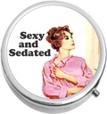 Seksi ve Sedated Tıp Vitamini Pill Box