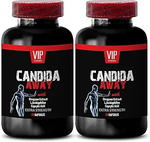 Organik Reishi Mushroom Toz - CANDIDA AWAY - Digestive Cleanse (2 şişe 120 kapsül) - Anti Overgrowth Supplement - Oregano Leaf - candida ekstra güç - candida temizleyici - candida temizleyici - candida temizleyici - candida temizleyici