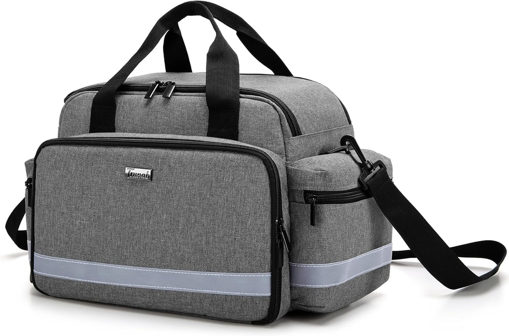 Trunab Αρχική Σελίδα Υγεία Νοσοκόμος Τσάντα Medical Bag Organizer with Handle and Shoulder Strap for Home Visit