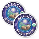 Badger Sleep Balm, Βιολογικό αιθέριο Έλαιο Αρωματοθεραπεία Φυσικό Sleep Balm για ενήλικες & παιδιά, Χαλαρωτική & Χαλαρωτική Λεβάντα & Bergamot Φυσική Υποστήριξη Ύπνου, .75 oz Tin, 2-Pack