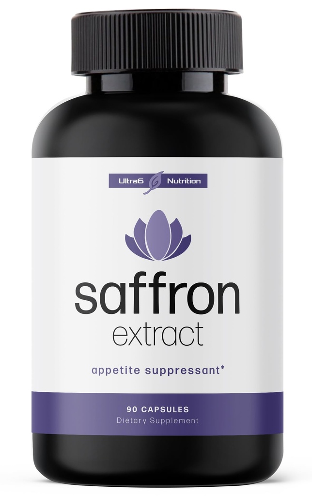 Saffron Ekstraksiyon - Kilo Kaybı Kadın ve Erkekler için Baskıcı - Doğal Açlık & Craving Control Supplement - Enerji ve Mood Asansör için Saffron Supplements - ABD'de Yapılan 90 Capsules - Made in USA