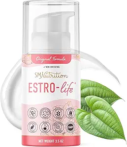 Orijinal Estro-Life Balancing Skin Cream for Women | Kozmetik Skin Cream with 175 mg of Estriol per Container with A | Soy-Free, Cruelty-Free, and Non-GMO | 84 Uygulama, 3.5oz Pump