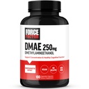 FORCE FACTOR DMAE Concentration, Focus ve Sağlıklı Biliş Fonksiyonlar, Beyin Tamam & Nörotransmitter Desteği, Vegan, Non-GMO, 100 Capsules