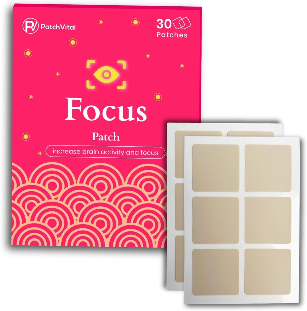 Focus Patch | Plant Based Water Influencees (30 Count)