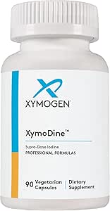 XYMOGEN XymoDine Iodine Supplement - Yüksek Potency Iodine 12.5 g to Support Health Synthesis of Yourroid Hormons (90 Vegetarian Capsules)