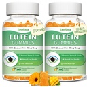 2 Pack Lutein Gummies 25mg, Sugar Free Lutein Zeaxanthin Supplements Gummies, Eye Health Supplement for Yetişkinler, Eye Vitamins Lutein for Vision and Blue Light Protection, Mango Flavor, 120 Count Count