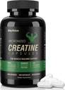 Micronized Creatine Monohydrate Κάψουλες, Κάψουλες Creatine Συμπλήρωμα για τους μυς, τη δύναμη, την απόδοση, την ενέργεια, την ανάκτηση, Gluten Free Creatine για γυναίκες και άνδρες, 100Κάψουλες (20 εξυπηρετούν)