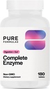 SafFormulas Tamam Enzyme | Pancreatic Enzymes 1000 mg (Full Strength) | Pancreatin Digestion Supplement with Protease, Amylase & Lipase | Digestive Support | Dairy, and Soy Free 180 Tabletler