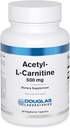 Douglas Laboratories Acetyl L-Carnitine 500 mg | Normal Ağlama Süreci sırasında Beyin ve Sinir Fonksiyonlarını Destekler* | 60 Capsules