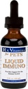 Rx Βιταμίνες Liquid Immuno Dog & Cat Immune Support - Reishi Mushroom Plus L-Lysine για γάτες - Dog Inmuno Booster Supplement - Bacon Flavor - 2 oz.