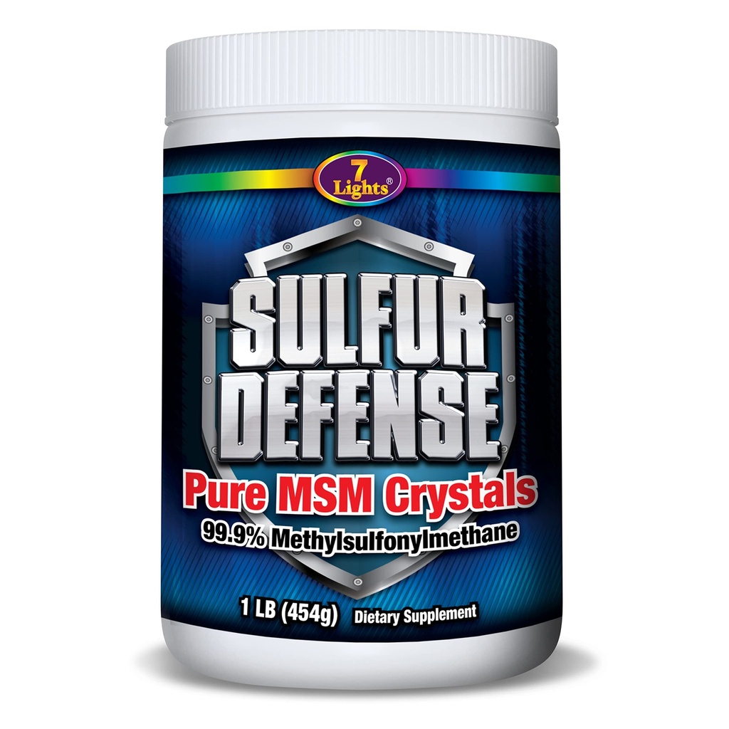 7 Işıklar Sulfur Savunma Opti-MSM% 99.9 Pure MSM Toz | Ortaklar için Diyetsel Tamam, Skin & Immune Desteği – Organik Metilsulfonylmethane Kristalleri, Vegan, Non-GMO, Gluten-Free – ABD'de ( LB)