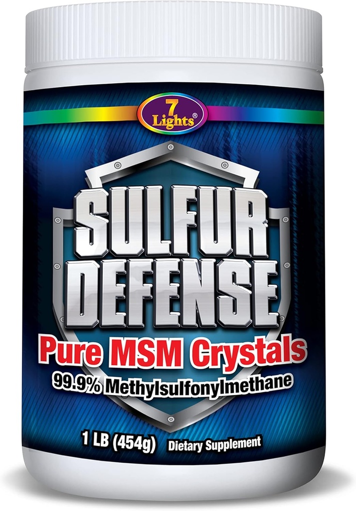 7 Lights Sulfur Defense Opti-MSM 99,9% Pure MSM Powder 