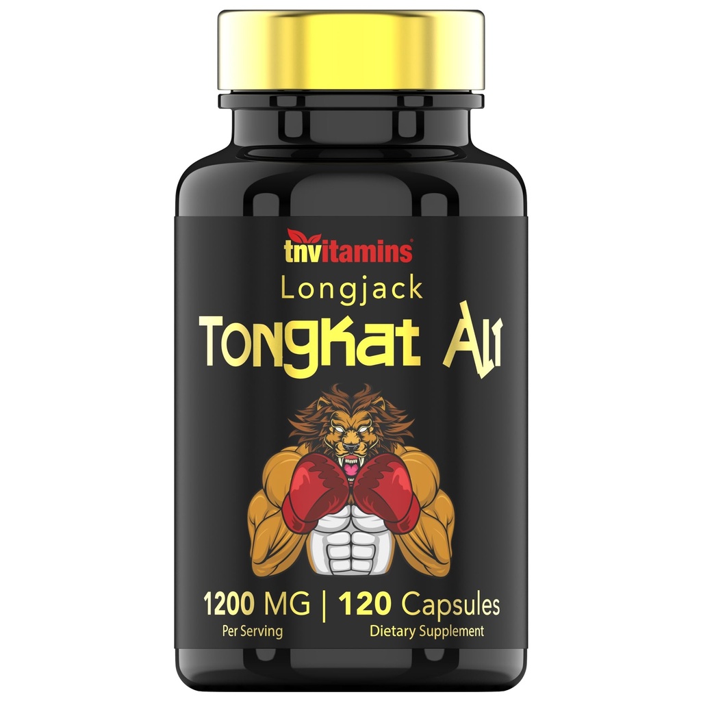 Tongkat Ali for Men: 1200 mg x 120 Capsules | Ayrıca Longjack Root olarak da bilinir | %100 Bütün Doğal & Ultra Potent Tongkat Ali Supplement | Enerji, Güç, Güçlü, Atle Performansı ve Spor Beslenme