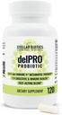 Del-Immune V® + Delpro Probiyotik & Prebiyotik Mix by Stellar Biotics - Optimal Gut Health, Digestion, Immune Support & Mood (120 Capsules)