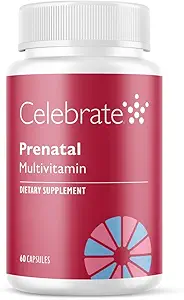 Vitamin Bariatrik Prenatal Multivitamin Capsules ile Folate (Folic Acid), A, Iron, Iodine ve Choline, Roux en Y ve Kol Gaztrektomi Hastaları için, 60 Kont