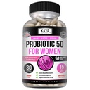 Kaya Naturals Probiyotik 50 Milyar CFU - Erkekler ve Yetişkinler için Probiyotikler, Doğal - Gut Health & Immune Support Supplement - Digestive Support - 30 Sebze Capsules