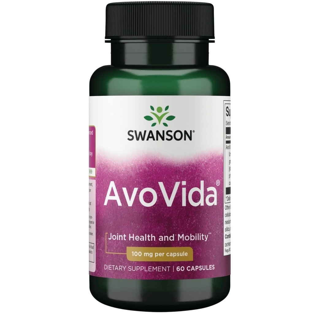 Swanson Avovida 100 Milligram 60 Capsules