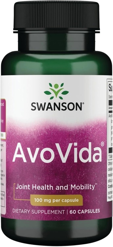 Swanson Avovida 100 Milligram 60 Capsules