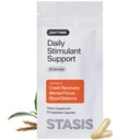 Stasis Daytime Energy & Focus Supplement to Pair with Your Simulant - Νέα & βελτιωμένη Formula for All-Day Energy, Mood & Brain Support - Nootropics with Added CoQ10 & Rhodiola Rosea (25 Servings)