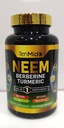 Neem Leaf Supplement - 8in1 Formula - Berberine, Turmeric, Kutsal Basil, Amla, Artichoke, Milk Butle ve Black Pepper - Immune Support - 4 Ay için 120 Capsules