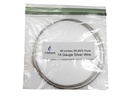 Pure Silver Jeneratör Wires – 9999 Silver elektrotlar – Pre-Cut 48-Inch 14 Gauge Wires – Fits LifeForce Jeneratörs