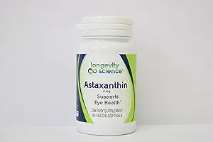 Longevity Science Astaxanthin 4 mg 60 Kont