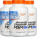 Doktor'un BEST, (3 Pack Glucosamin Chondroitin MSM OptiMSM, 240 Veggie Caps